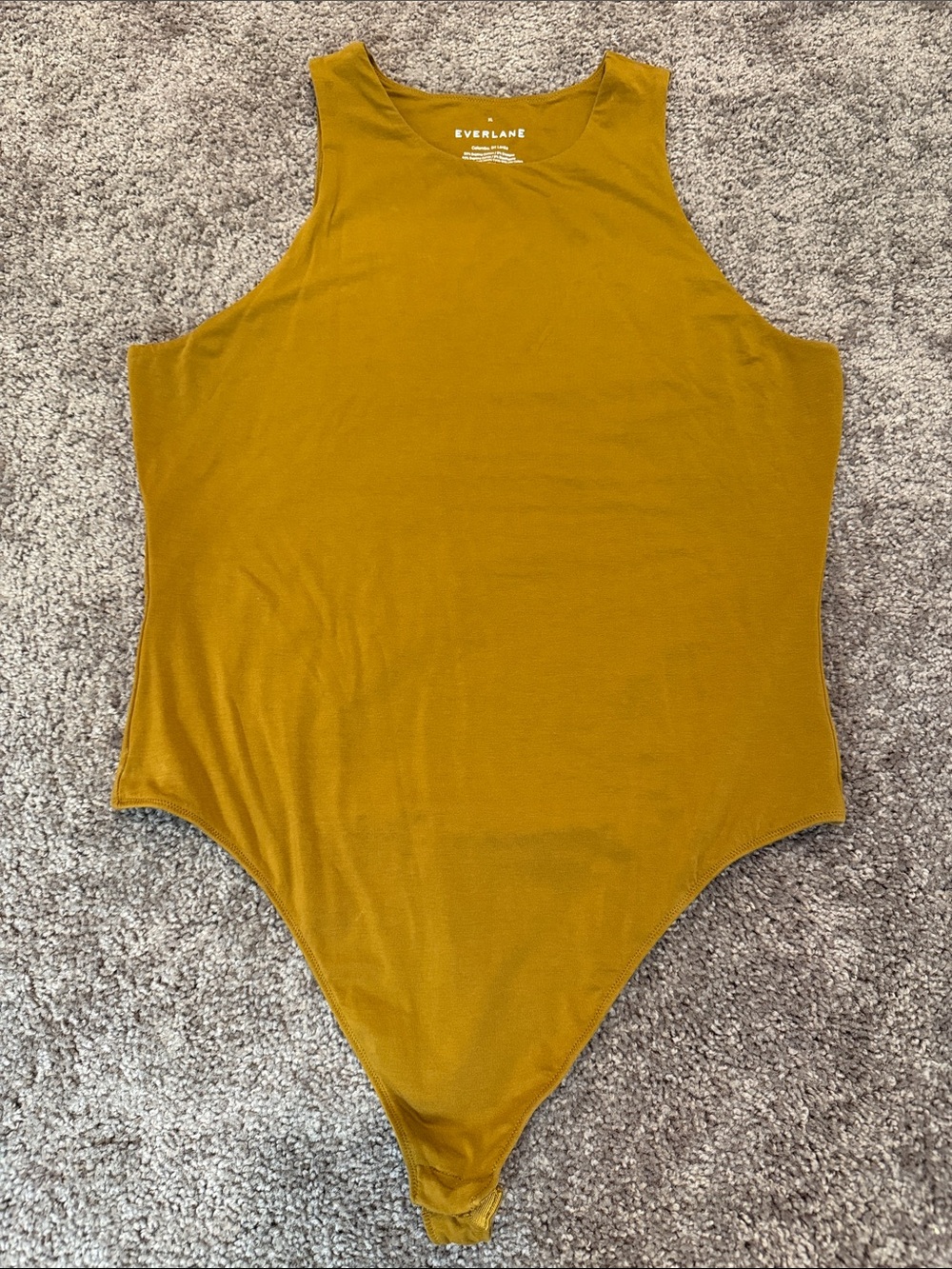 Everlane Mustard Yellow Girls' One-Piece Bodysuit